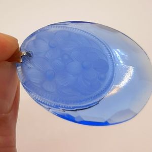 Vintage Cut Glass 1930's pendant